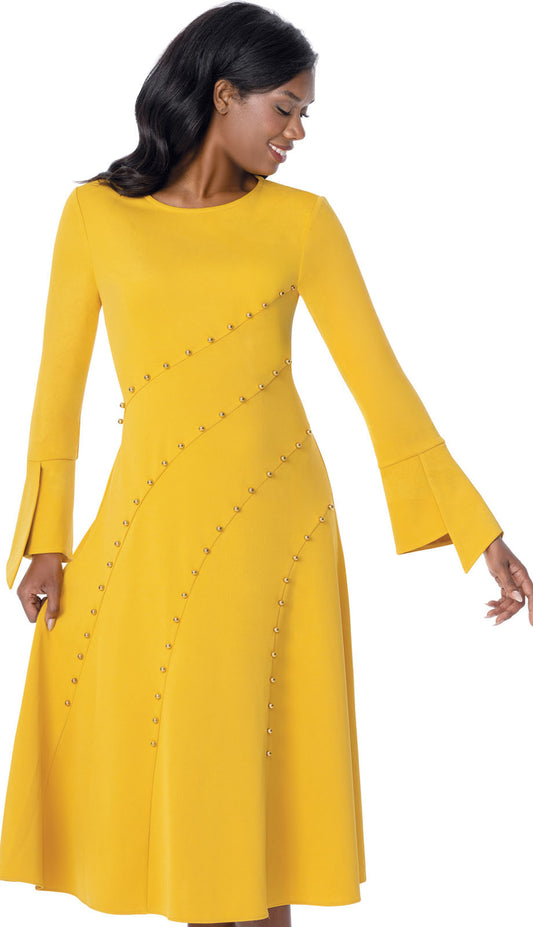 Nubiano 101251-YLW Church Dress
