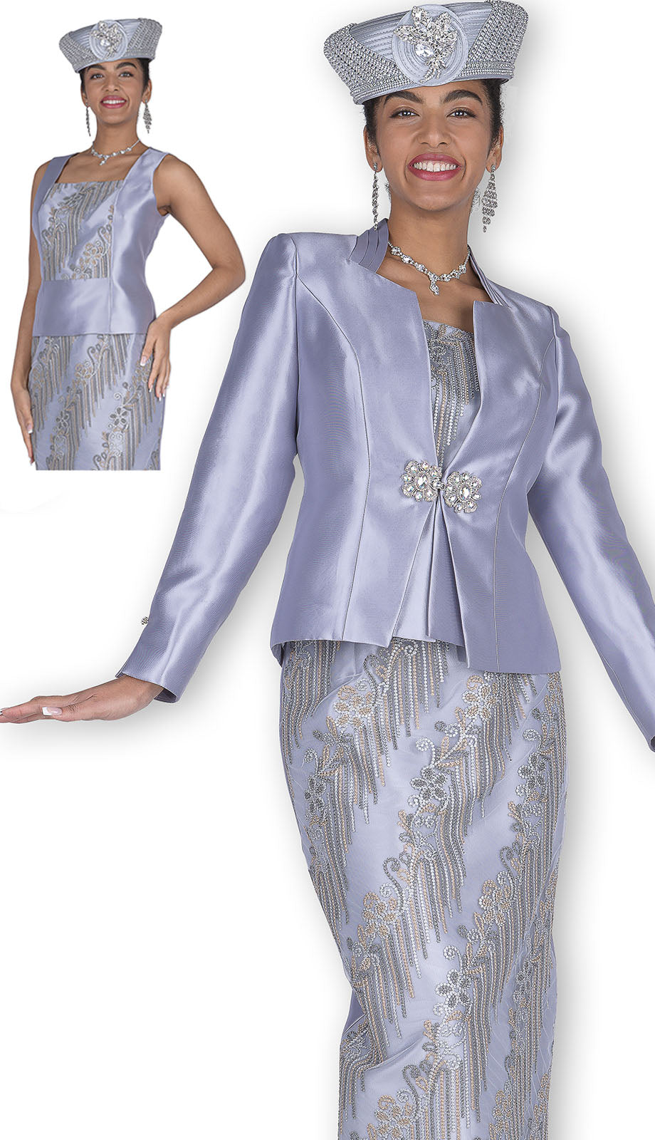 Champagne 6305 Church Suit