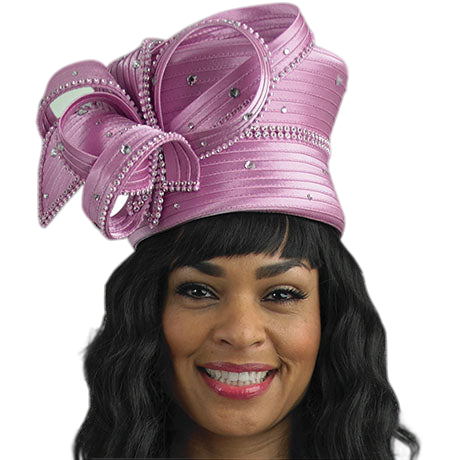 Lily And Taylor H393-PNK Church Hat