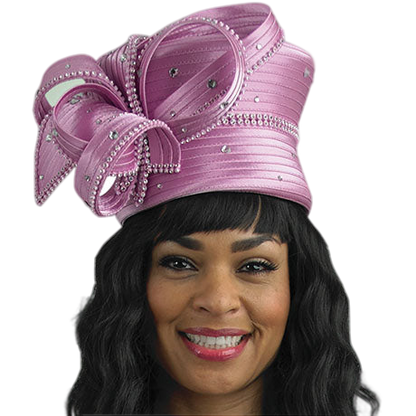 Lily And Taylor H393-PNK Church Hat