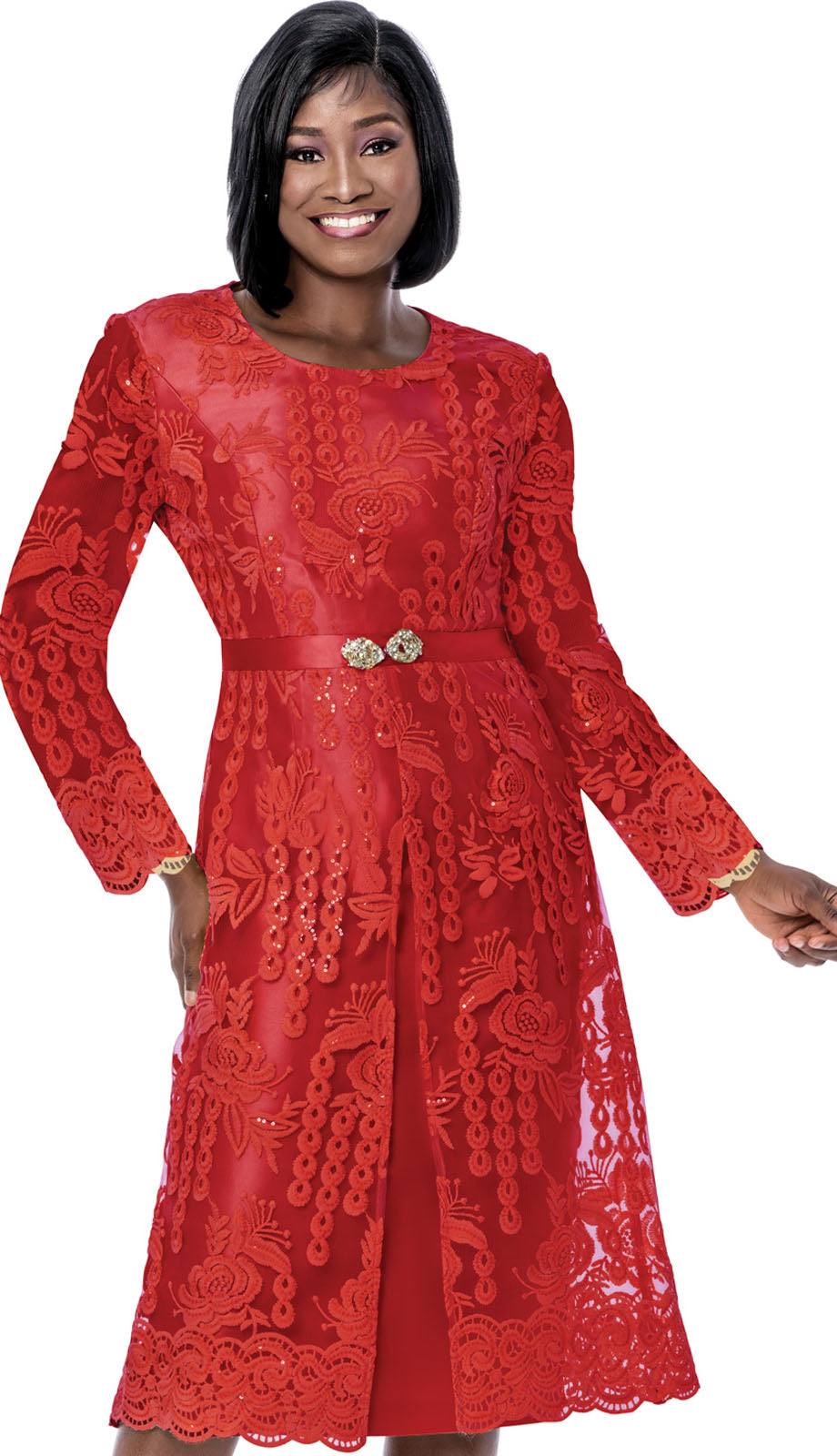 Terramina 7385-RED Church Dress