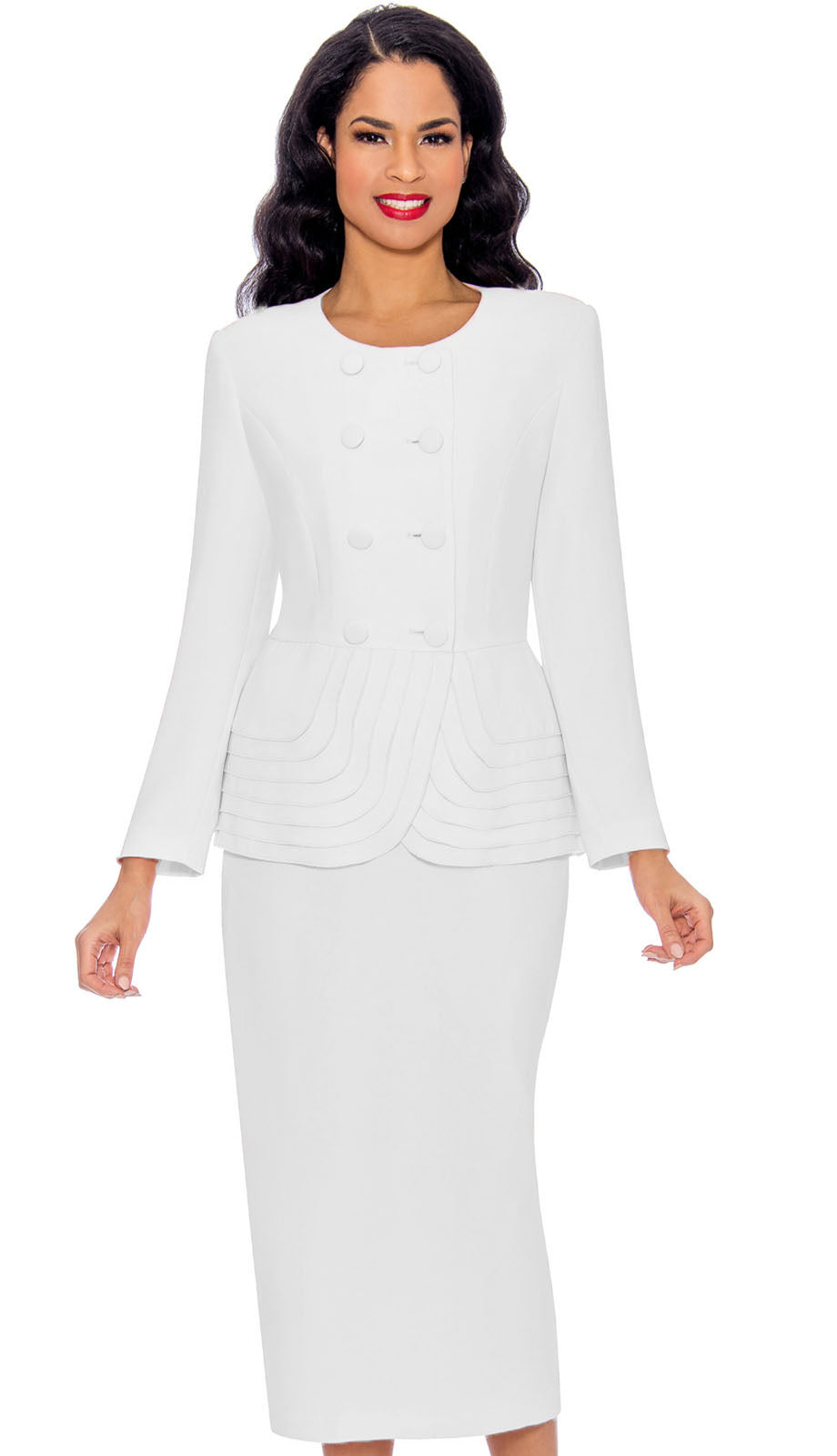 Mia By Giovanna 0902-WHT Church Suit