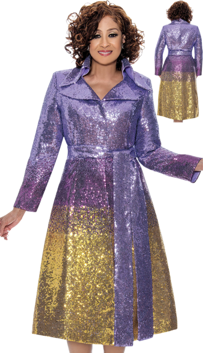 Dorinda Clark Cole 309131-PUR-IH Church Dress