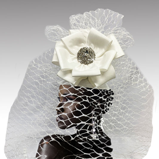 Church Hat 2839B CRUELLA-WH