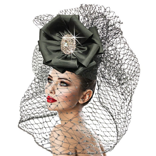Church Hat 2839 CRUELLA-BLK