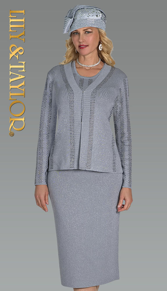 Lily And Taylor 651-GLD Church Suit