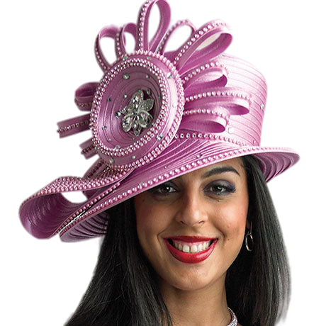 Lily And Taylor H375-ROS Church Hat