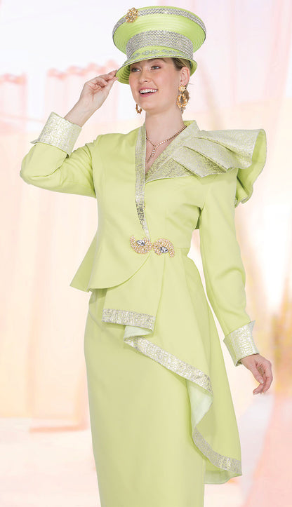 Champagne Italy 6006-GRN-IH Church Suit