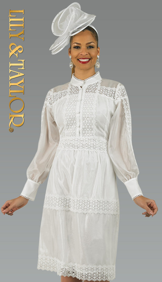 Lily And Taylor 5037-WHT HAT H121