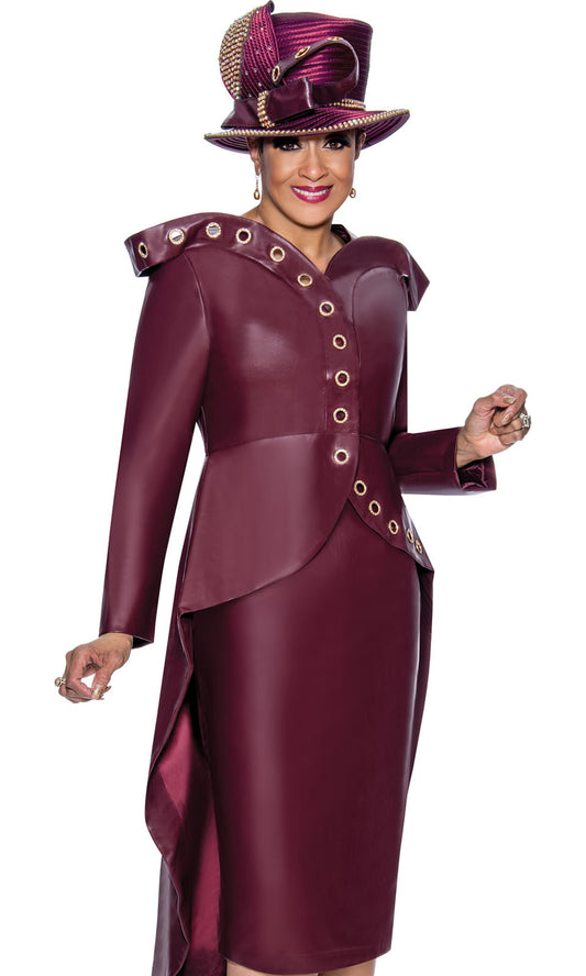 Dorinda Clark Cole 4852-BUR-QS Church Suit