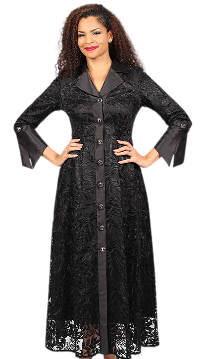 Diana Couture 8773-BLK Church Dress