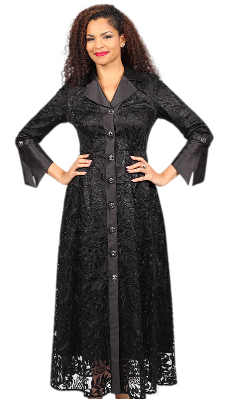 Diana Couture 8773-BLK Church Dress