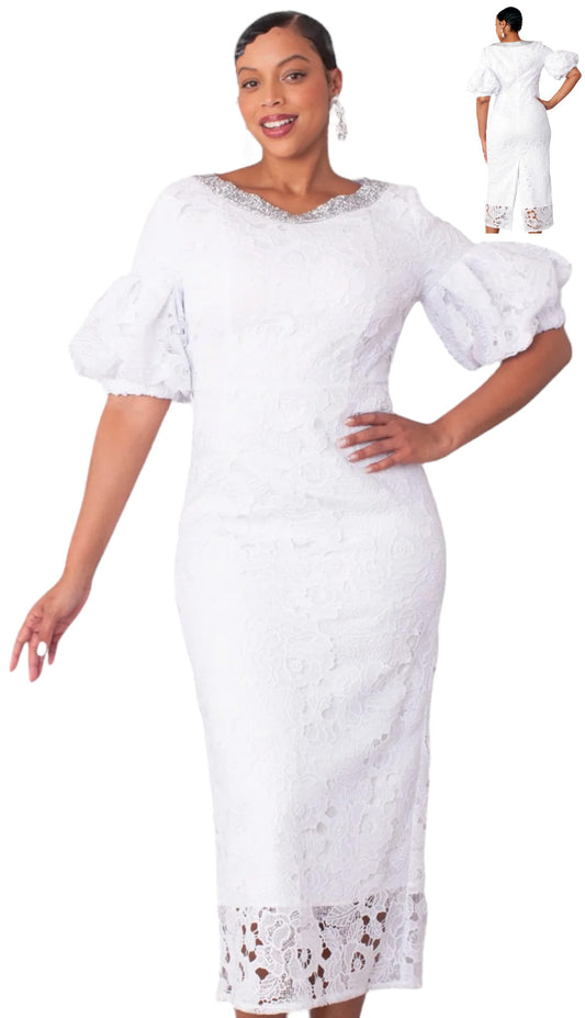 Tally Taylor 4888-WHT Church Dress