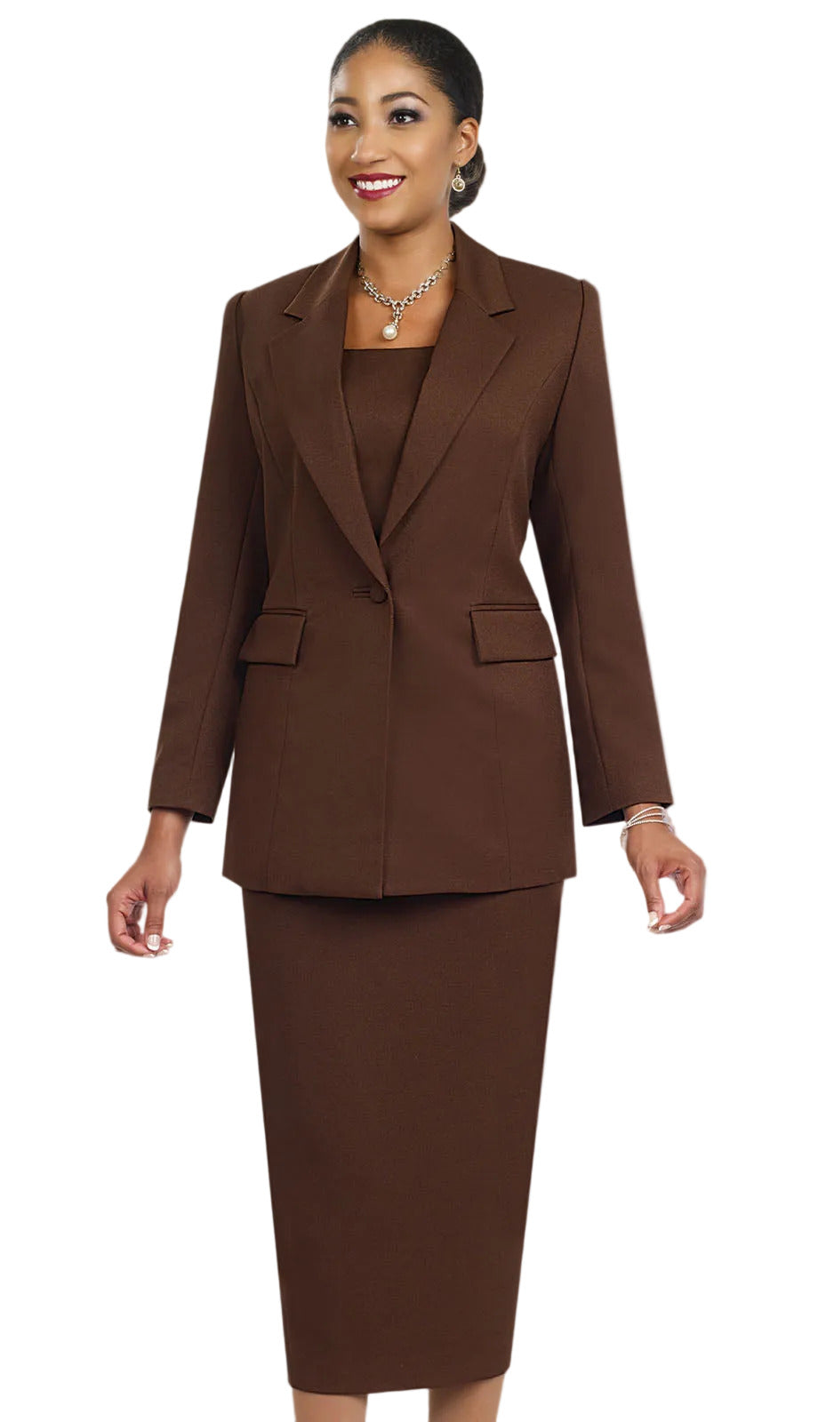Ben Marc 2295-CHOC-QS Church Suit