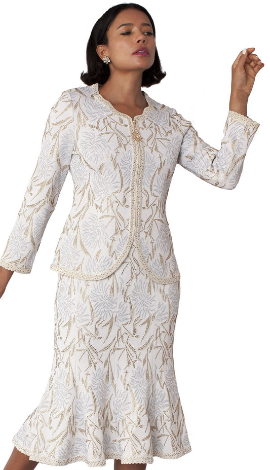 Liorah 7317 Knit Church Suit