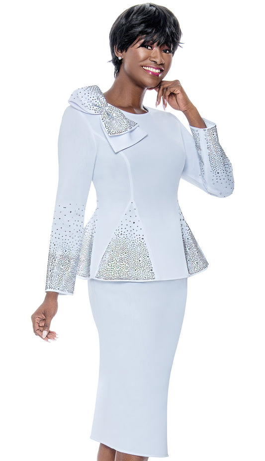 Terramina 7108-WHT-QS Church Dress