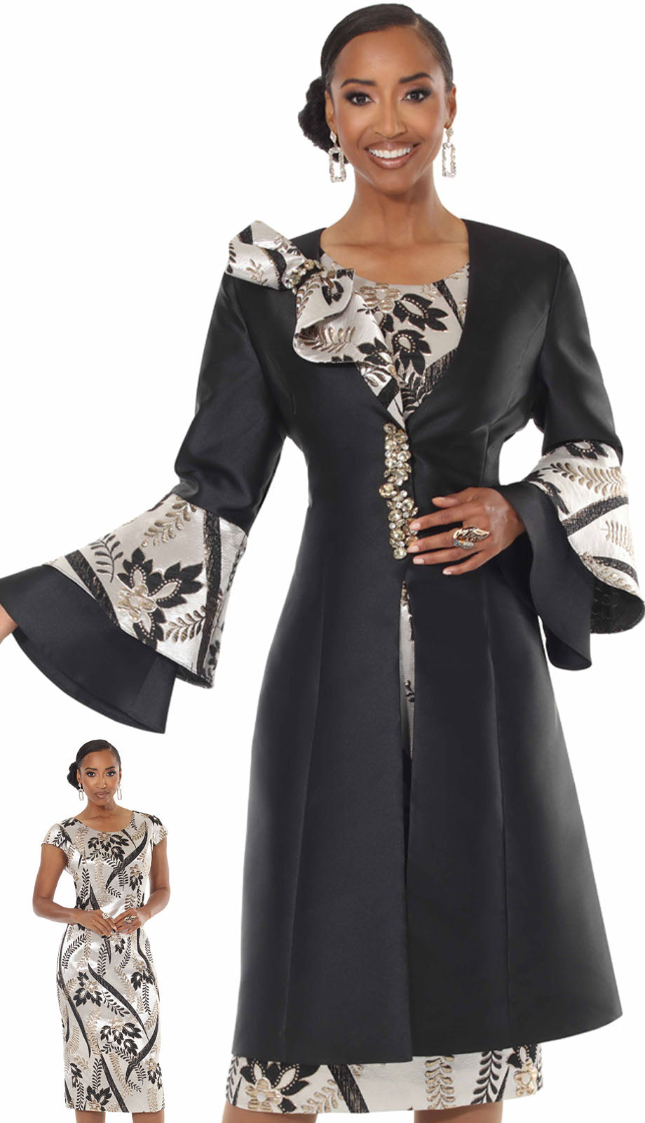 Lisa Rene 229YJ-H Church Dress-Hat
