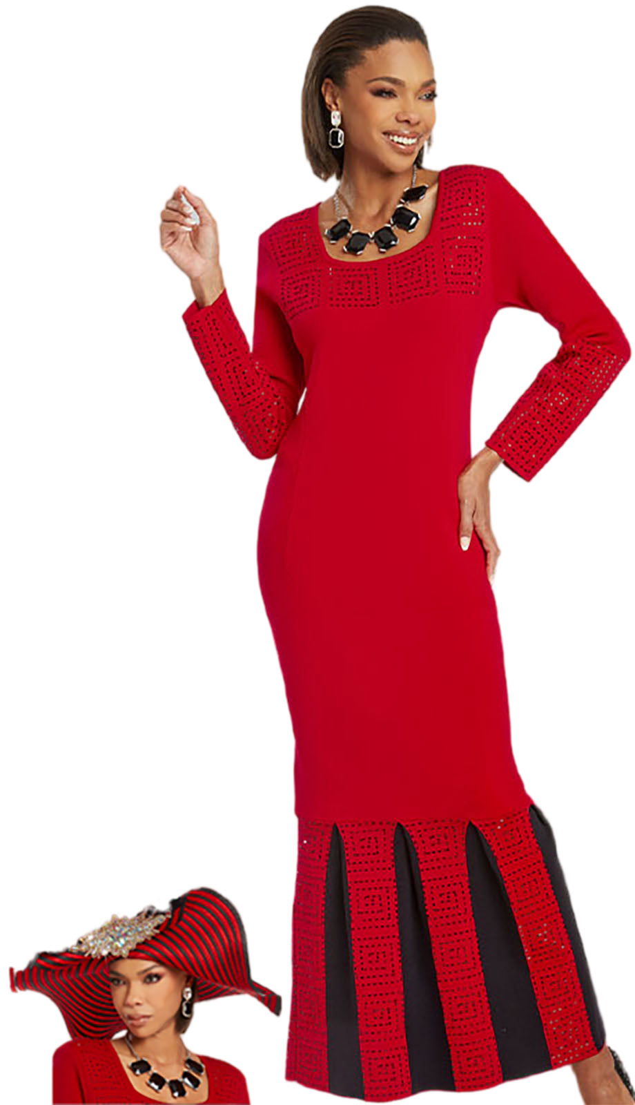 Donna Vinci Knit 13386-QS Church Dress