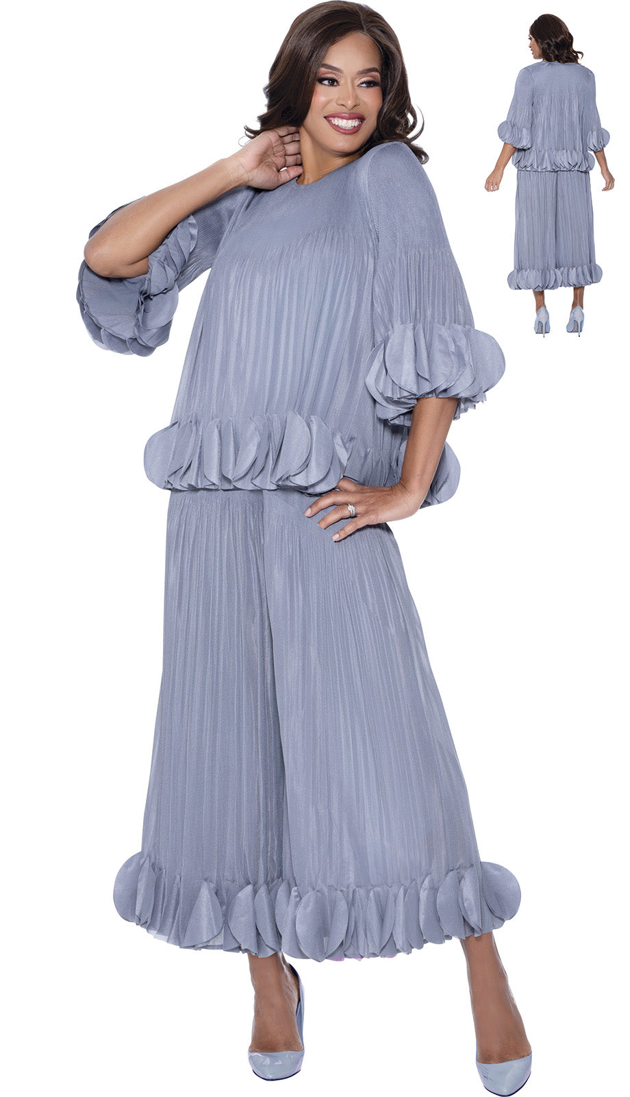 Divine Casuals DC1702-SLV Ladies Outfit