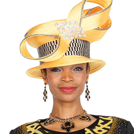 Champagne H5951-BAN-IH Womens Church Hat
