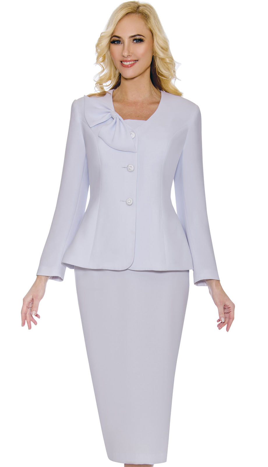 Giovanna 0653-WHT-CO Church Suit