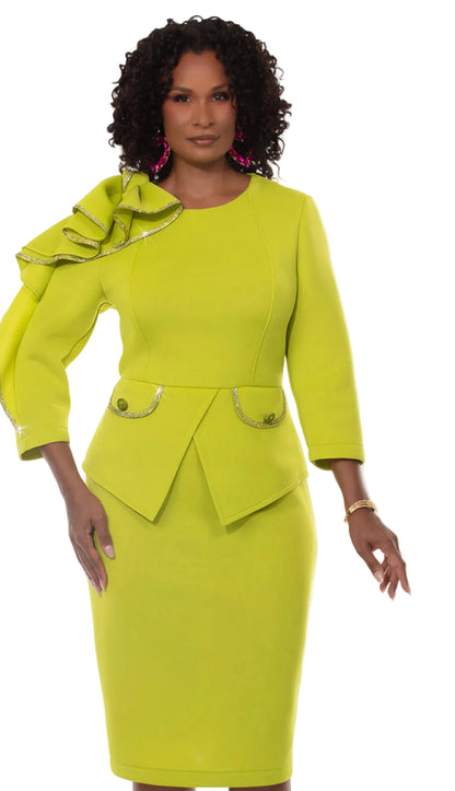 Lisa Rene 3372-LME Church Dress