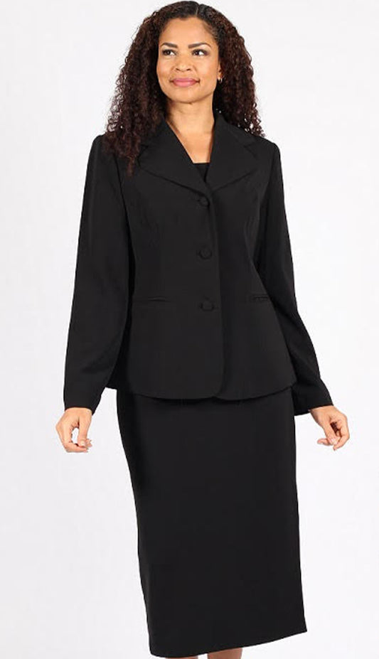 Diana Couture 8748-BLK-CO Church Suit