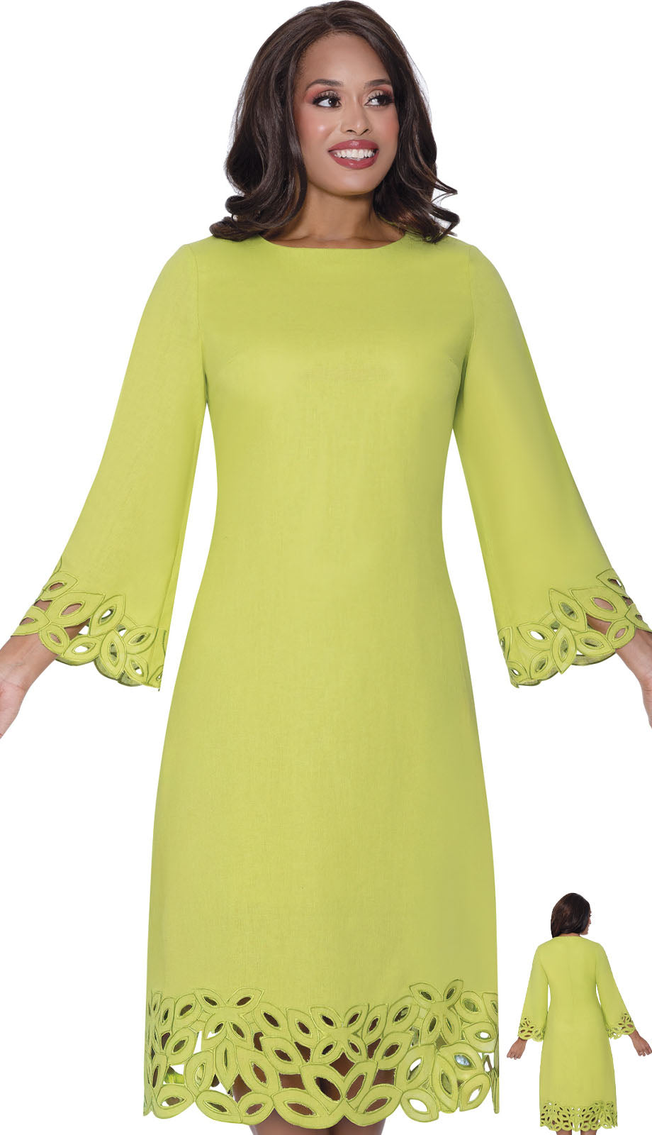 Divine Blessings DB2011-GRN-QS Church Dress