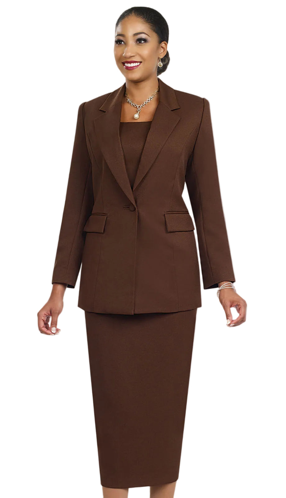 Ben Marc 2295-CHOC-QS Church Suit