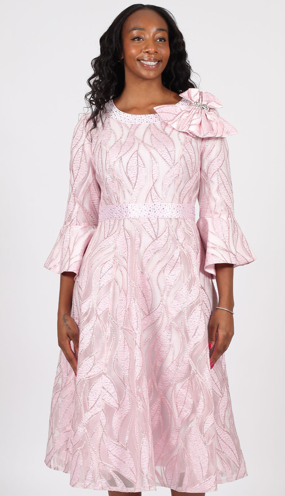 Diana Couture 8984-PNK Church Dress