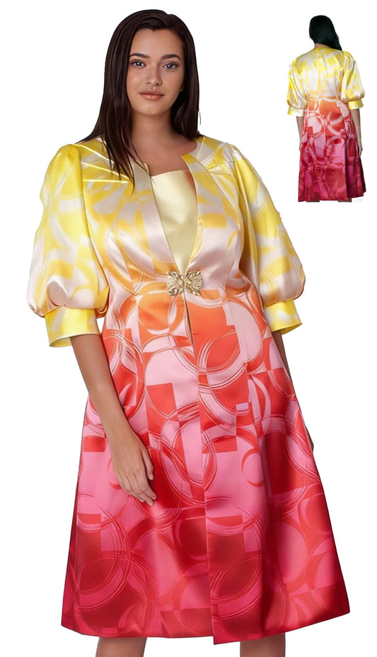 Tally Taylor 41090-YLW Jacket Dress