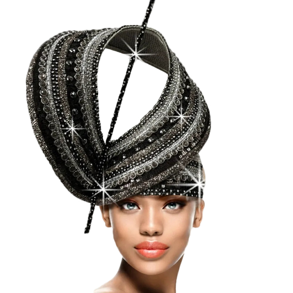 3040 WAKANDA Church Hat-BLACK