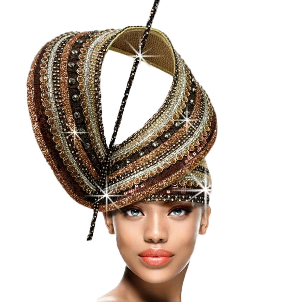 3040 WAKANDA Church Hat-BRONZE