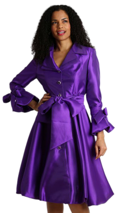 Diana Couture 8222-PU Church Dress