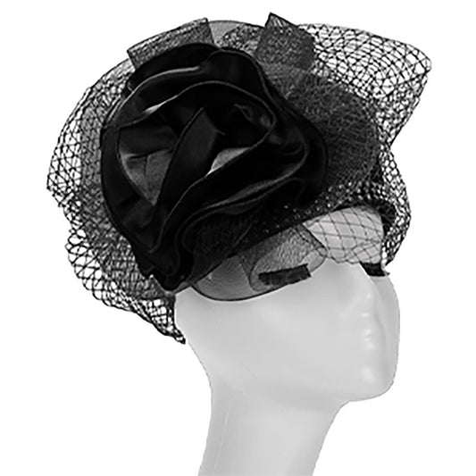 Giovanna HR22116-BLK-QS Church Hat