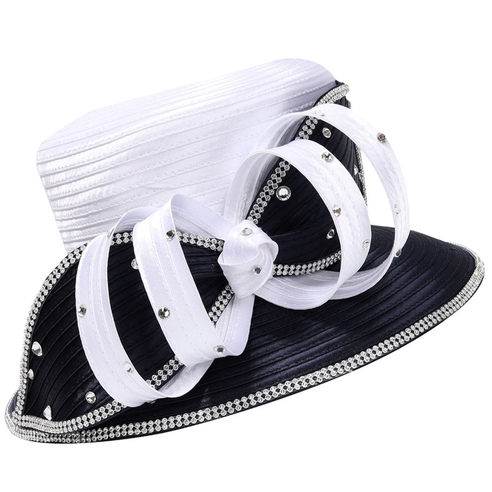 Giovanna HR1061-WWN Church Hat