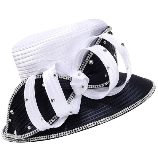 Giovanna HR1061-WWN-QS Church Hat