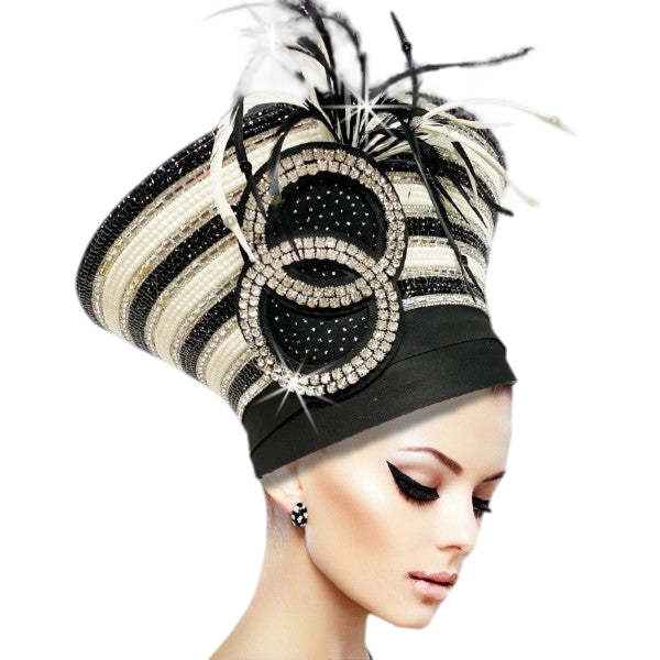 Aphrodite 3136-BW Jewel Priestess Headdress