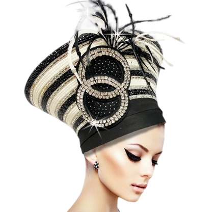 Aphrodite 3136-BW Jewel Priestess Headdress