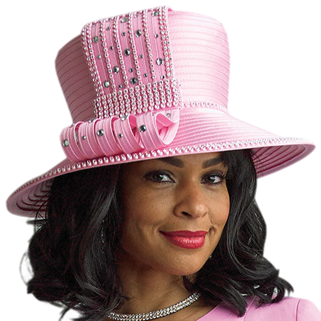 Lily And Taylor H378-PNK Church Hat