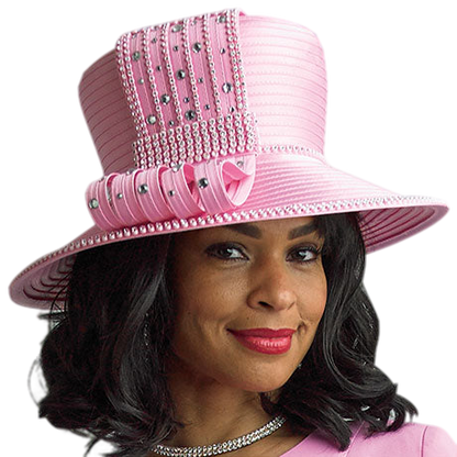 Lily And Taylor H378-PNK Church Hat