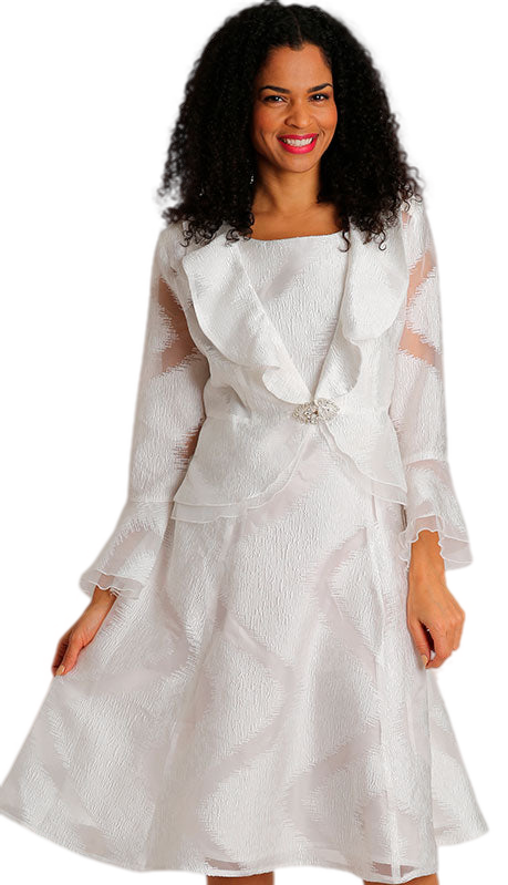 Dianna Couture 8459-OW Church Dress