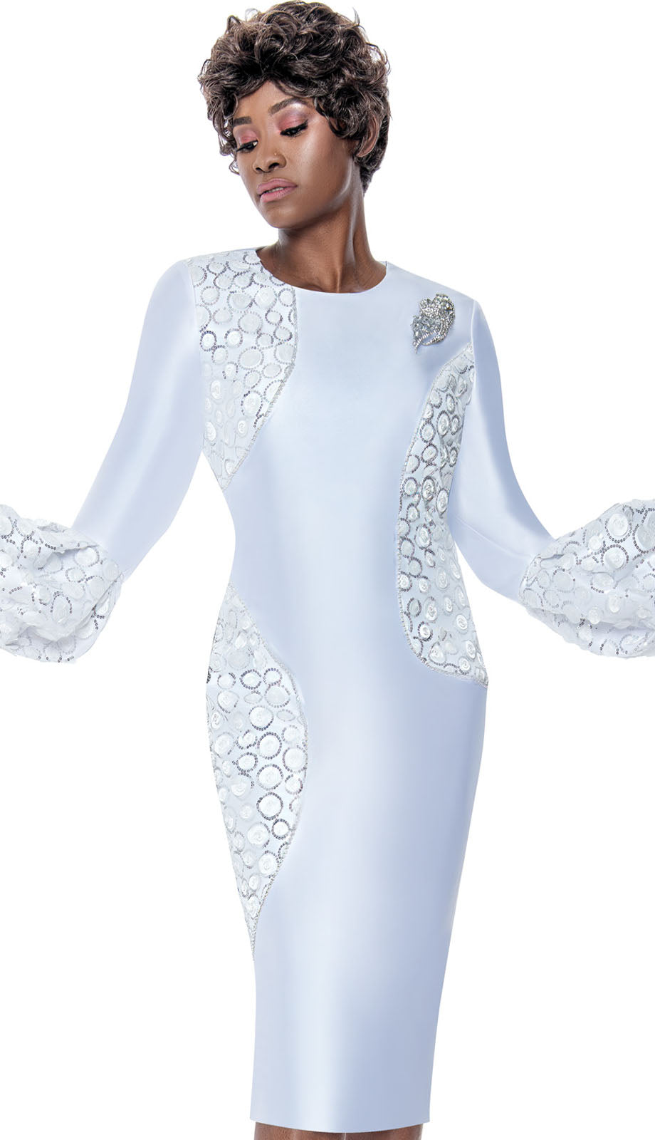 Terramina 7208-WHT Church Dress