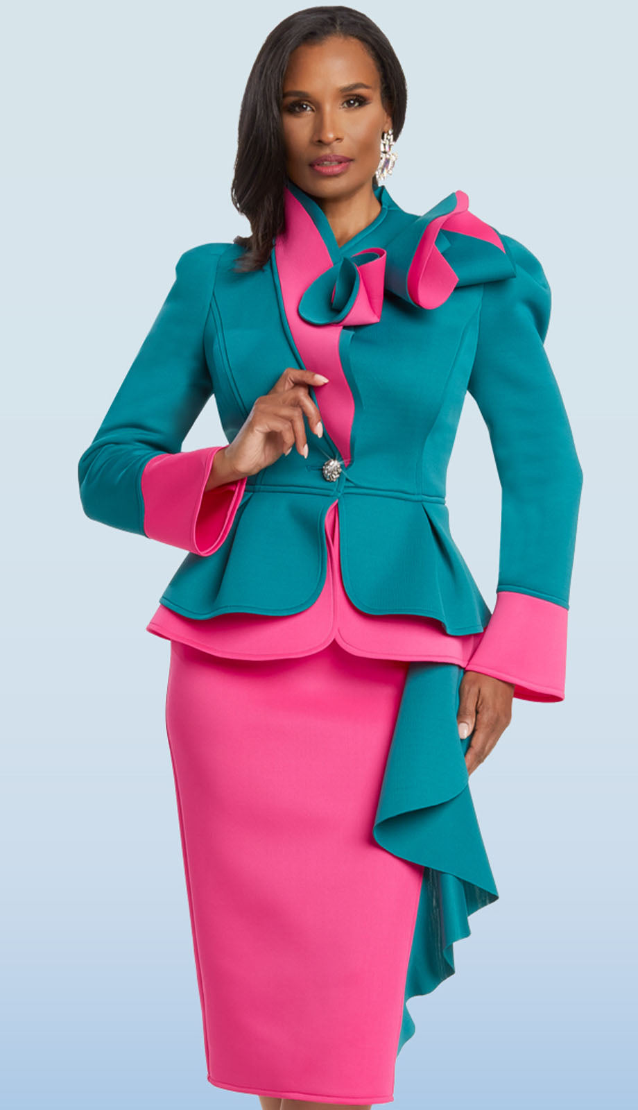 Donna Vinci 12032-QS Church Suit