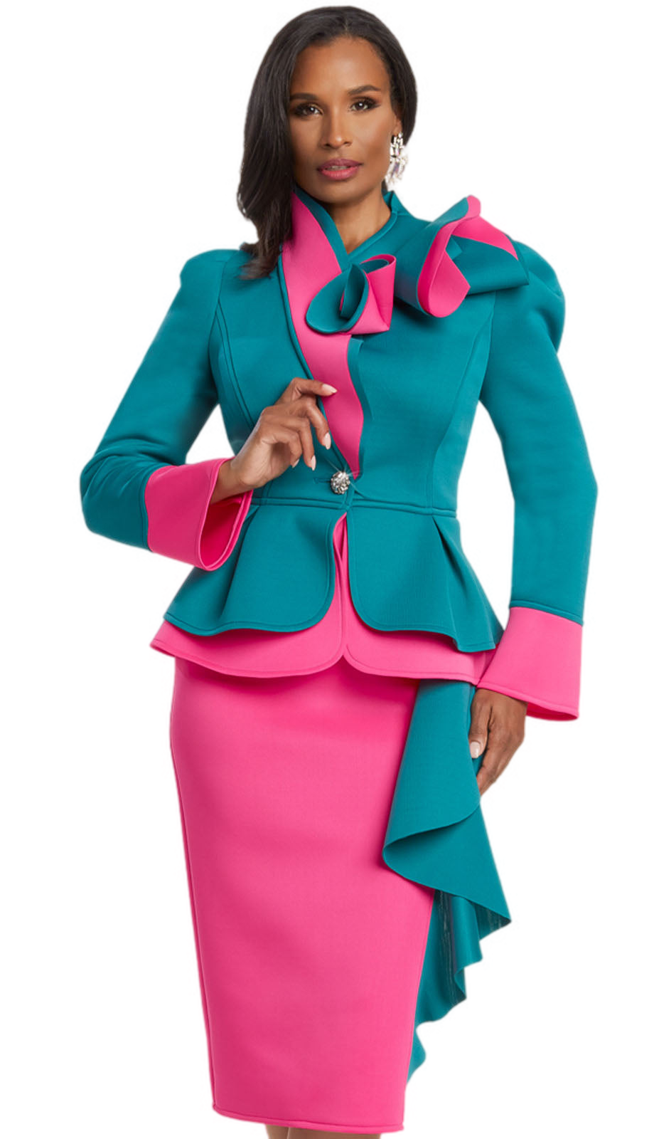 Donna Vinci 12032-QS Church Suit