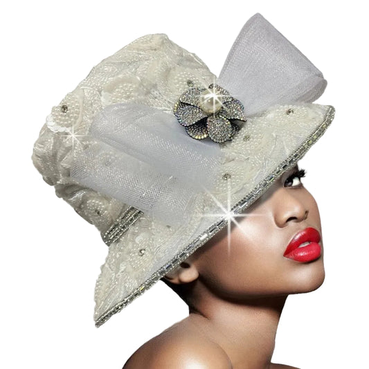 Church Hat 3205B POIRET-WH