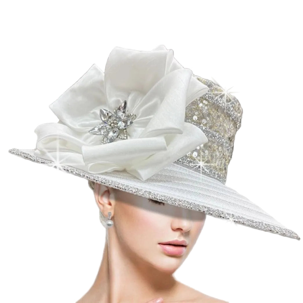 Church Hat 3236B MAGGIE-WH