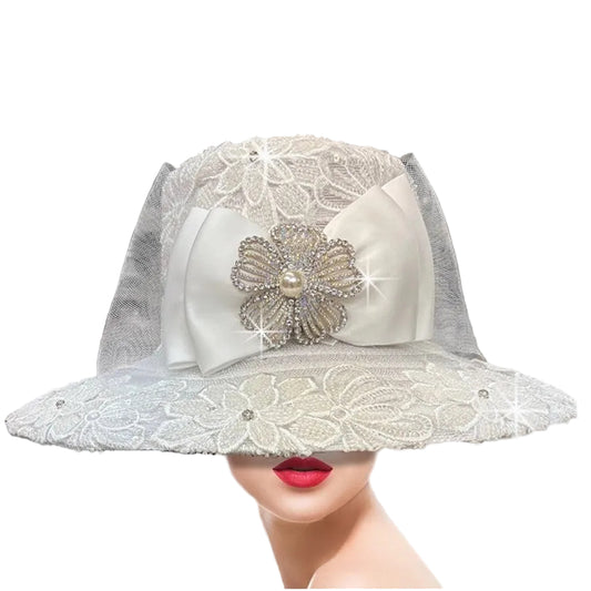 Church Hat 3237B MIKA-WH