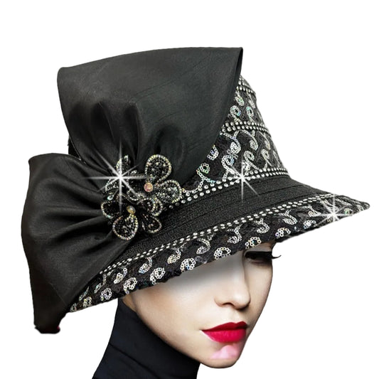 Church Hat 3310 BIJOUX-BLK