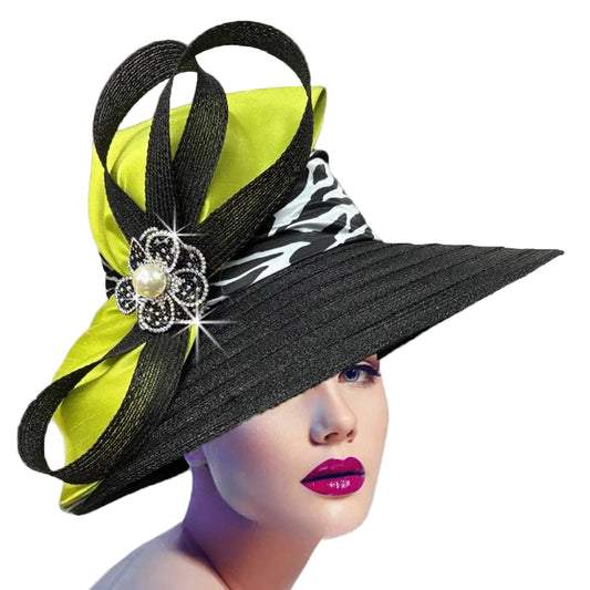 Church Hat 3326 OLIVIA-ZEBRA